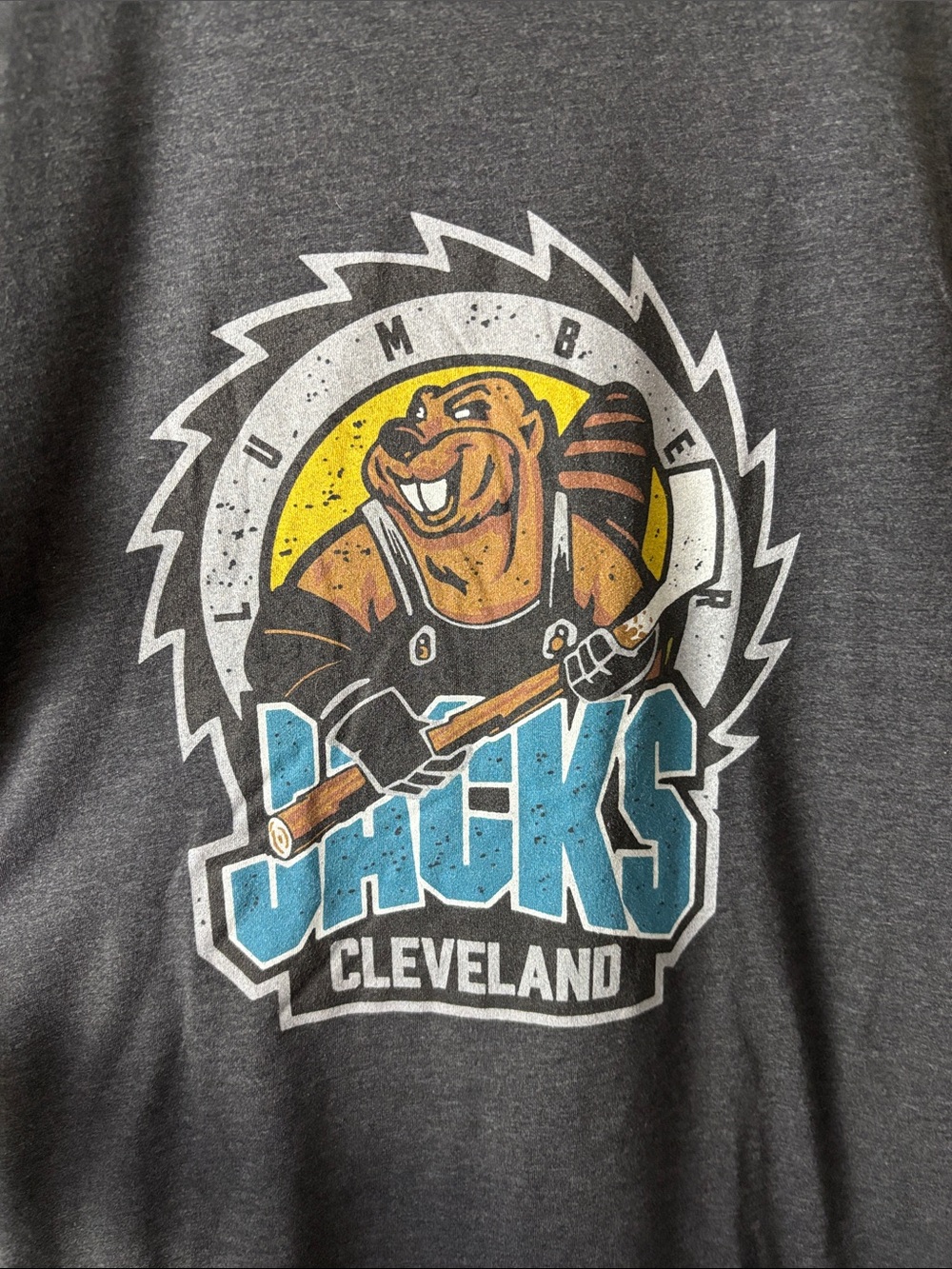 S Cleveland Lumberjacks Beaver Tee